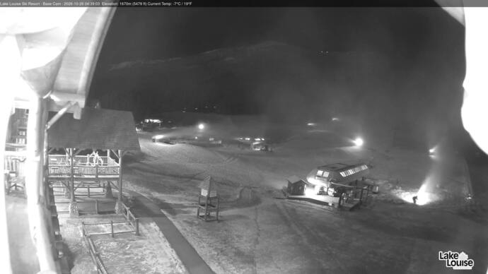 Webcam Lake Louise: Front Side - Whitehorn Summit