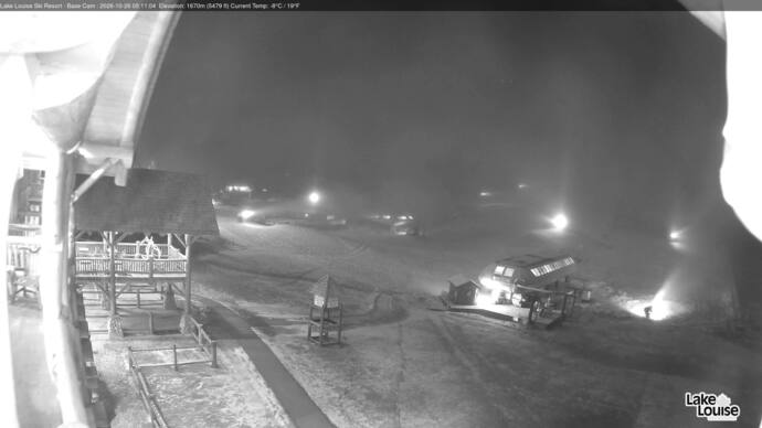 Webcam Lake Louise: Front Side - Whitehorn Summit
