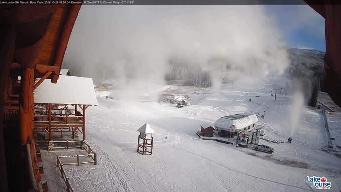 Webcam Lake Louise: Front Side - Whitehorn Summit