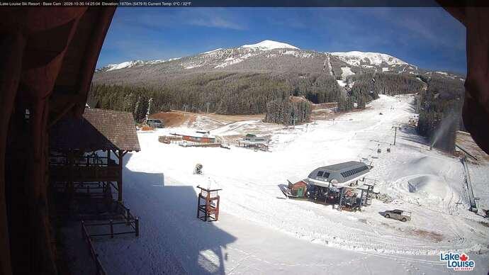 Webcam Lake Louise: Front Side - Whitehorn Summit