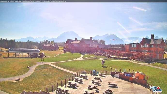 Webcam Lake Louise: Lodge of ten peaks