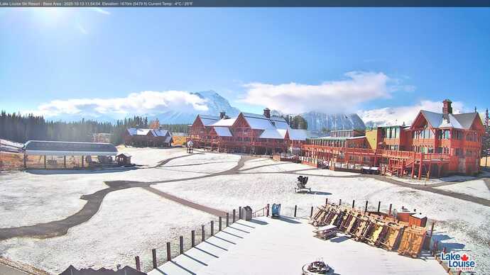 Webcam Lake Louise: Lodge of ten peaks