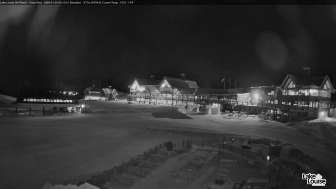 Webcam Lake Louise: Lodge of ten peaks