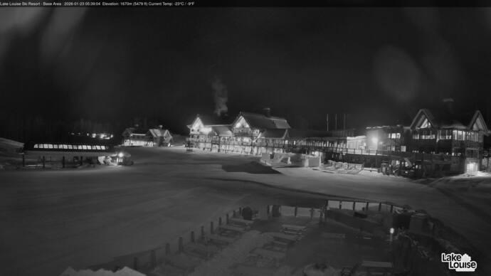 Webcam Lake Louise: Lodge of ten peaks
