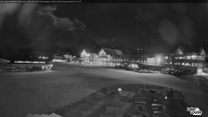 Webcam Lake Louise: Lodge of ten peaks