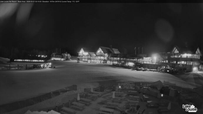 Webcam Lake Louise: Lodge of ten peaks