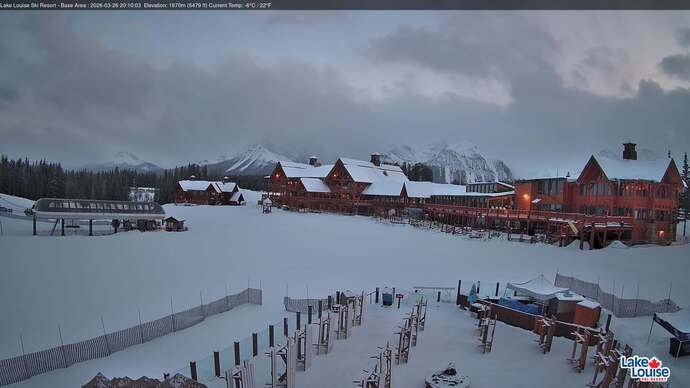 Webcam Lake Louise: Lodge of ten peaks