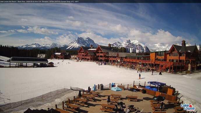 Webcam Lake Louise: Lodge of ten peaks