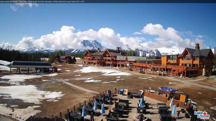 Webcam Lake Louise: Lodge of ten peaks