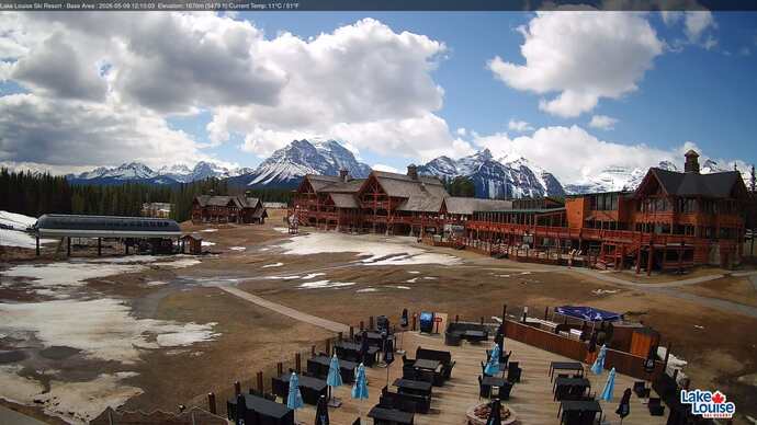 Webcam Lake Louise: Lodge of ten peaks