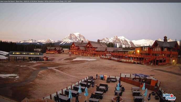 Webcam Lake Louise: Lodge of ten peaks