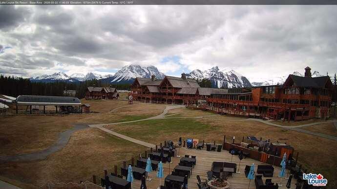 Webcam Lake Louise: Lodge of ten peaks
