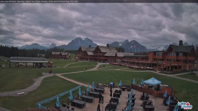 Webcam Lake Louise: Lodge of ten peaks