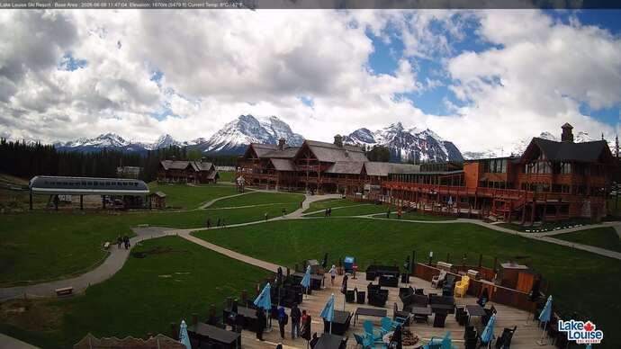 Webcam Lake Louise: Lodge of ten peaks