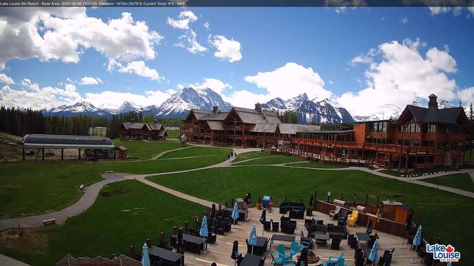 Webcam Lake Louise: Lodge of ten peaks