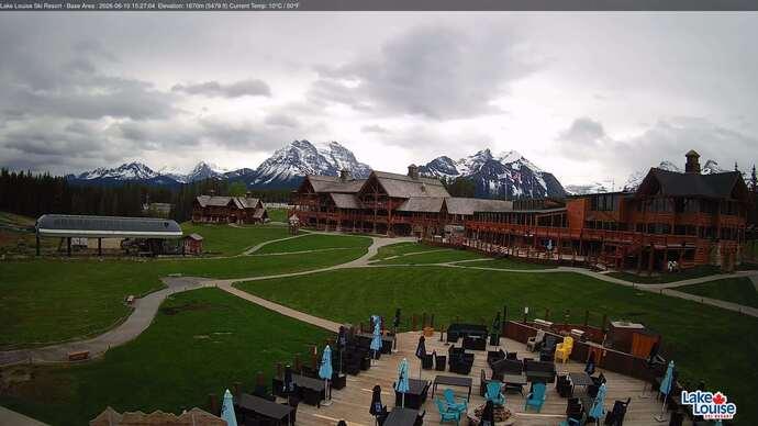 Webcam Lake Louise: Lodge of ten peaks