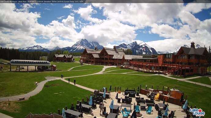 Webcam Lake Louise: Lodge of ten peaks