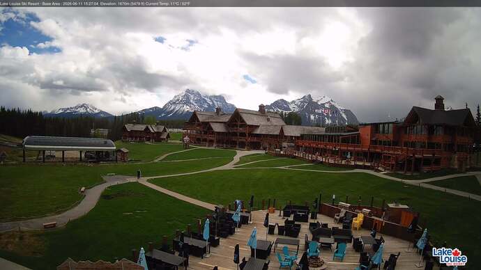 Webcam Lake Louise: Lodge of ten peaks