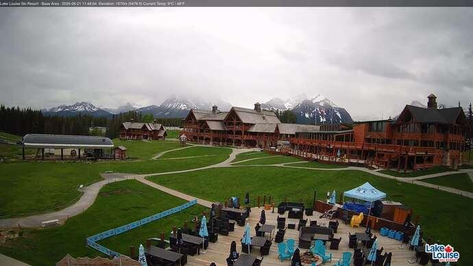 Webcam Lake Louise: Lodge of ten peaks