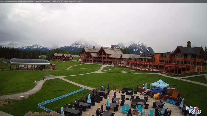 Webcam Lake Louise: Lodge of ten peaks
