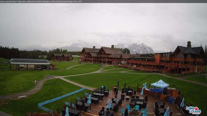 Webcam Lake Louise: Lodge of ten peaks
