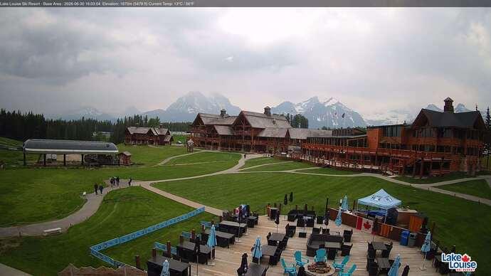 Webcam Lake Louise: Lodge of ten peaks