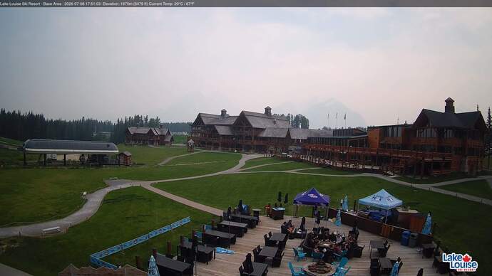Webcam Lake Louise: Lodge of ten peaks