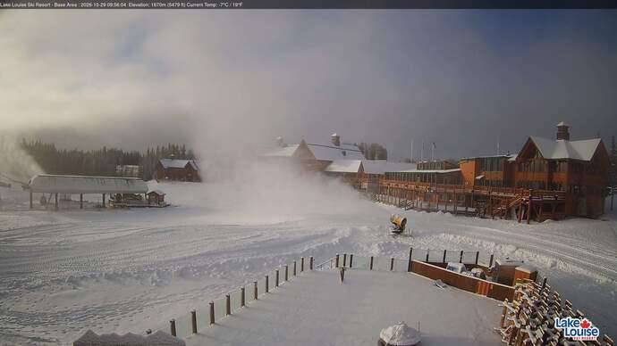 Webcam Lake Louise: Lodge of ten peaks