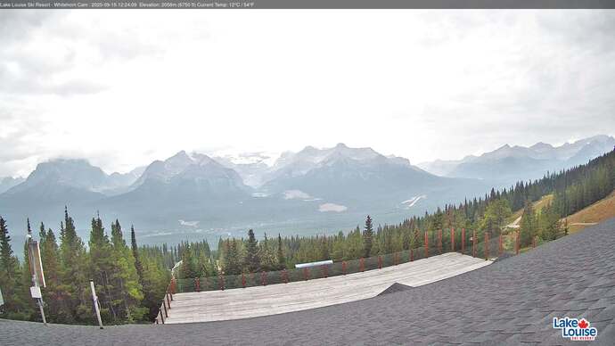 Webcam Lake Louise: Whitehorn Bistro Patio