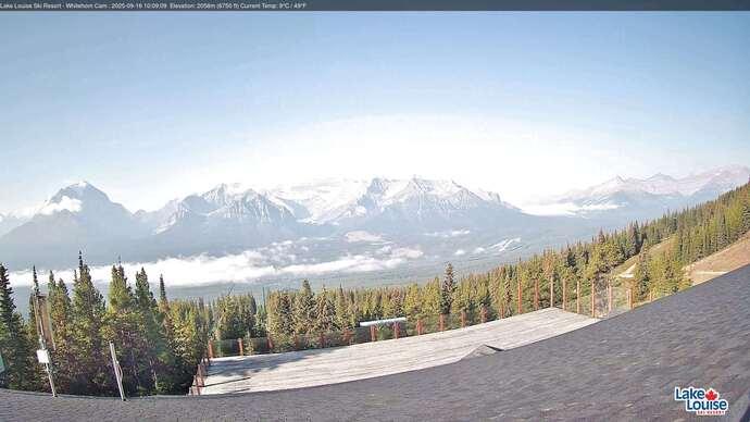 Webcam Lake Louise: Whitehorn Bistro Patio