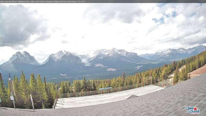 Webcam Lake Louise: Whitehorn Bistro Patio