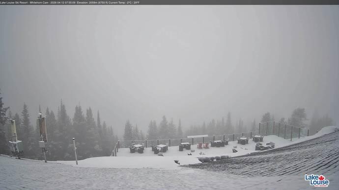 Webcam Lake Louise: Whitehorn Bistro Patio