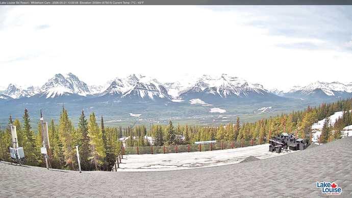 Webcam Lake Louise: Whitehorn Bistro Patio