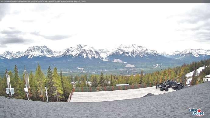 Webcam Lake Louise: Whitehorn Bistro Patio