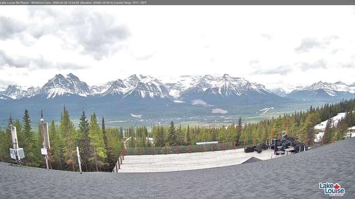 Webcam Lake Louise: Whitehorn Bistro Patio