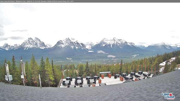 Webcam Lake Louise: Whitehorn Bistro Patio
