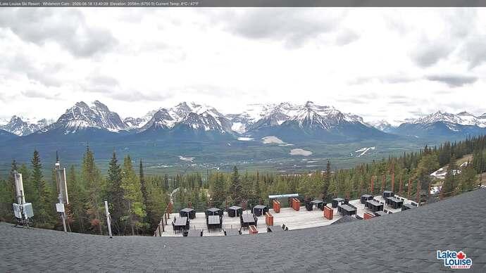 Webcam Lake Louise: Whitehorn Bistro Patio