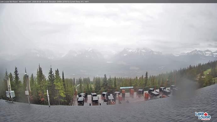 Webcam Lake Louise: Whitehorn Bistro Patio
