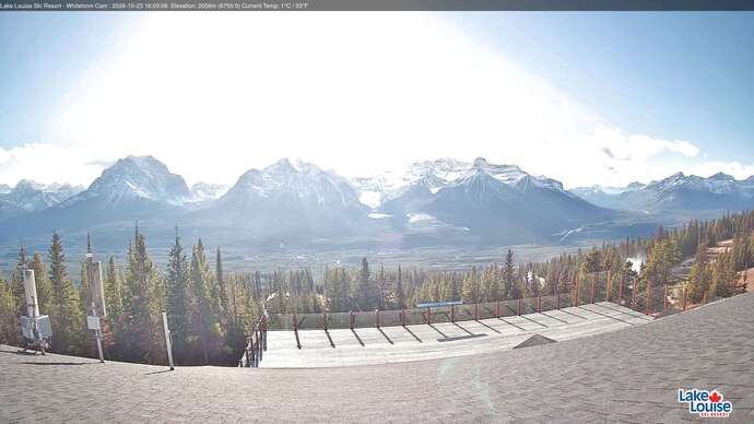 Webcam Lake Louise: Whitehorn Bistro Patio