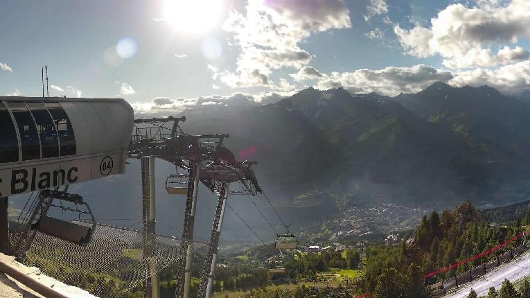 Webcam Les Arcs: MontBlanc 1600m