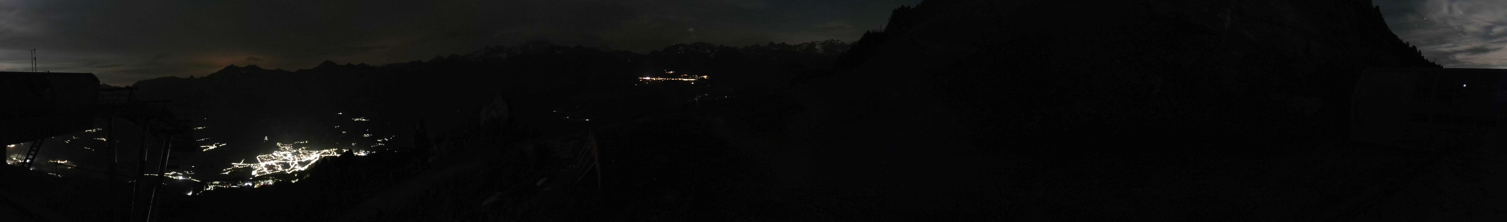 Webcam Les Arcs: MontBlanc 1600m
