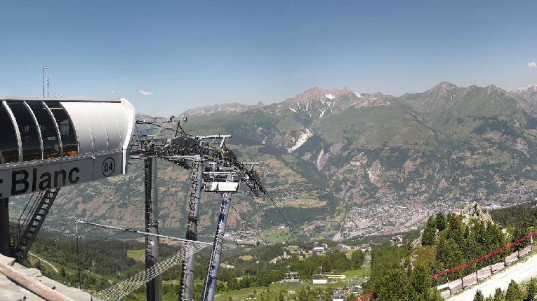 Webcam Les Arcs: MontBlanc 1600m