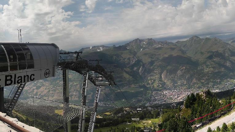 Webcam Les Arcs: MontBlanc 1600m