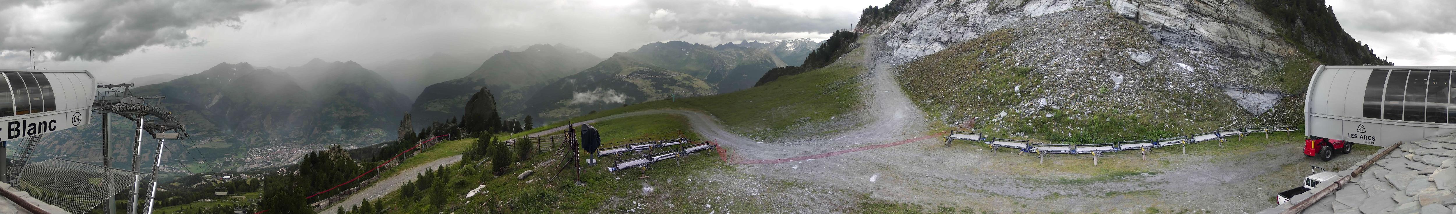 Webcam Les Arcs: MontBlanc 1600m