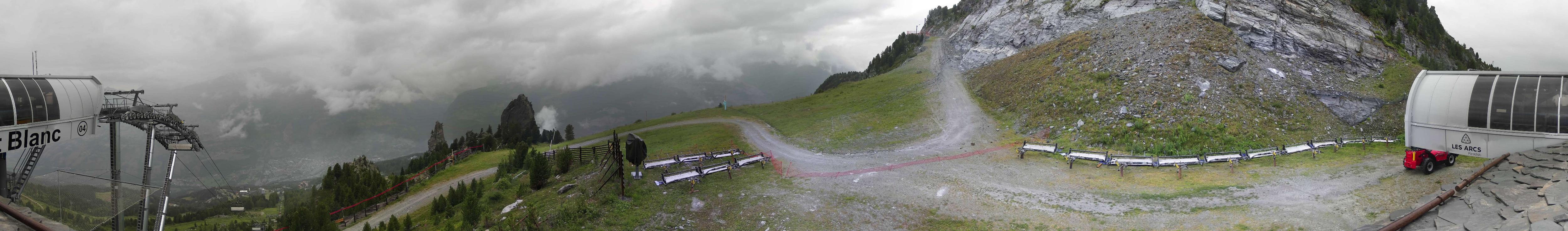 Webcam Les Arcs: MontBlanc 1600m