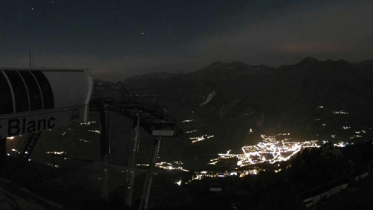 Webcam Les Arcs: MontBlanc 1600m