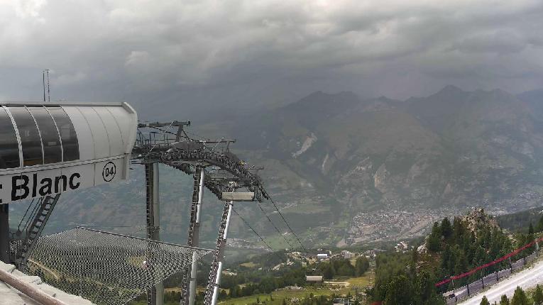 Webcam Les Arcs: MontBlanc 1600m