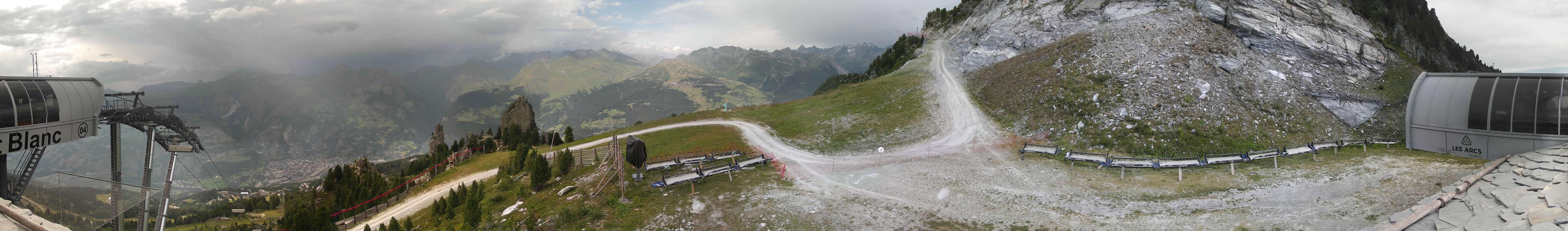 Webcam Les Arcs: MontBlanc 1600m