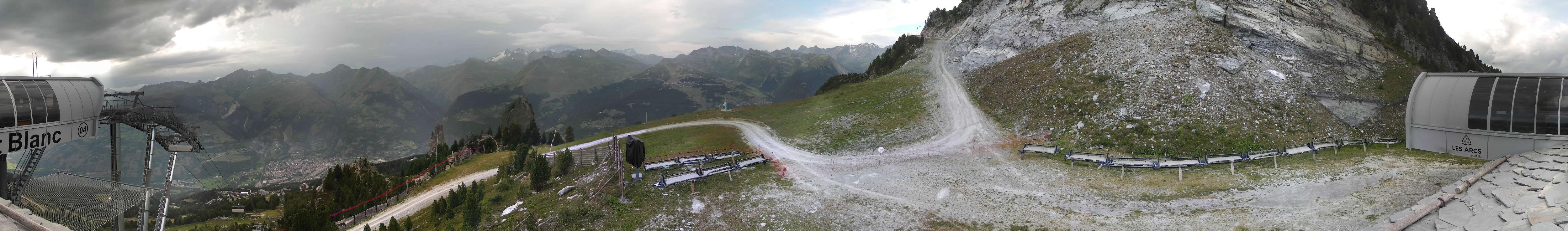 Webcam Les Arcs: MontBlanc 1600m