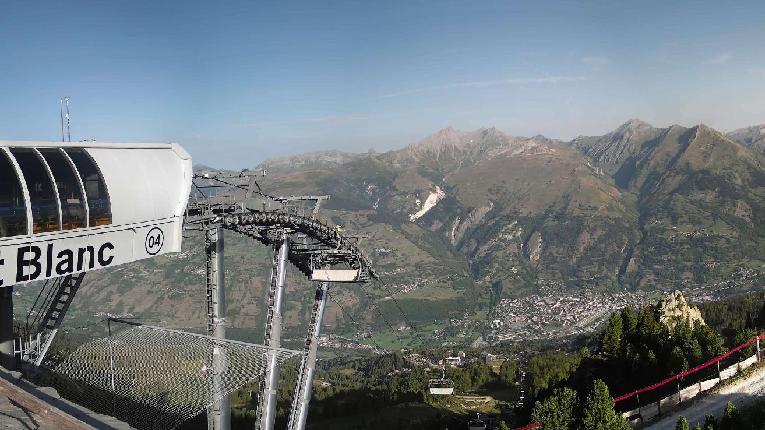 Webcam Les Arcs: MontBlanc 1600m